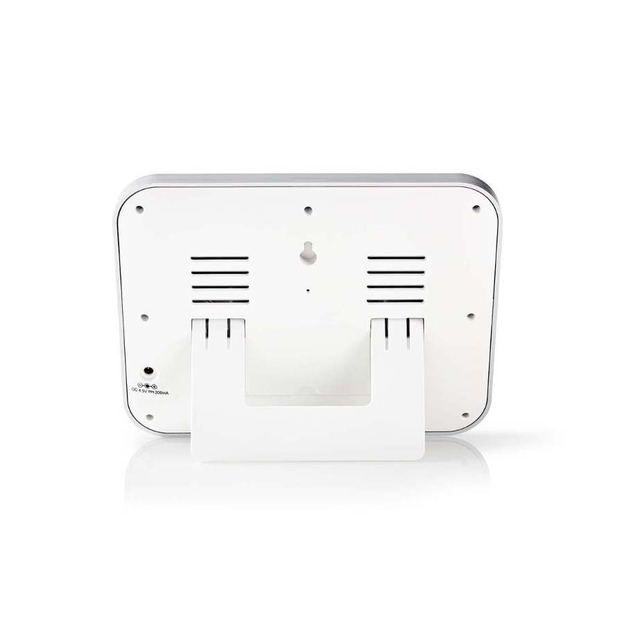 Nedis WEST401WT Wetterstation Zeitdisplay | Farb-LCD-Anzeige Weckerfunktion  | Innen- und Aussenbereich | Inklusive