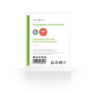 Nedis BALA500012V Wiederaufladbare Blei-Säure-Batterie Bleisäure | Wiederaufladbar | 12 V | 5000 mAh
