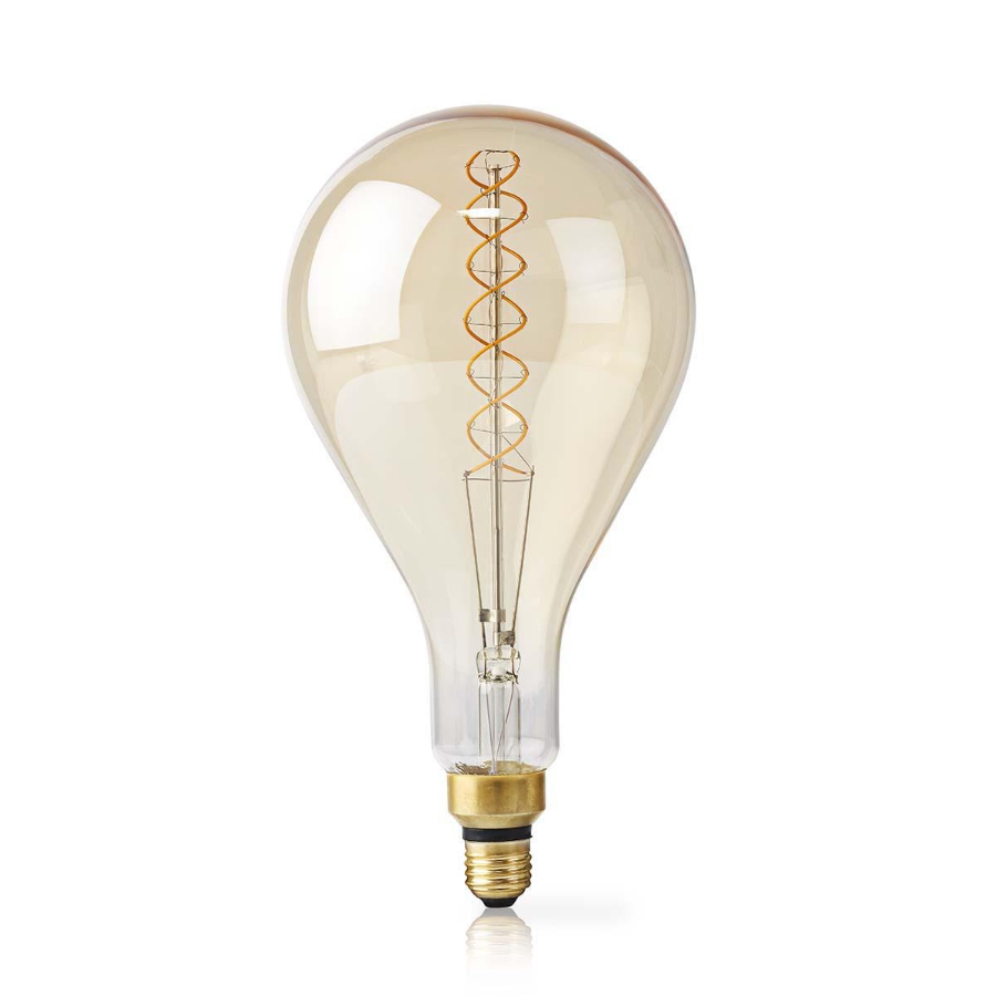 Nedis LEDBTFE27A160 LED-Filament-Lampe E27 A160 | 5 W | 280 lm | 2000 K | Dimmbar | Warmweiss 