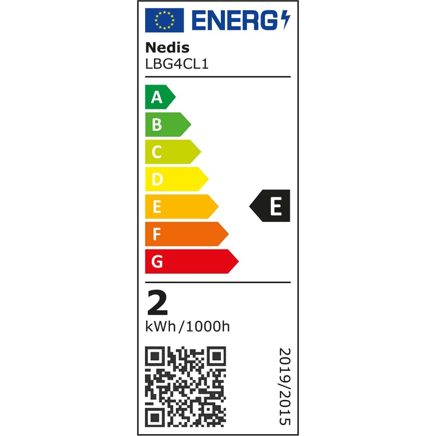 Nedis LBG4CL1 LED Lampe G4 1.5 W | 120 lm | 2700 K | Warmweiss 