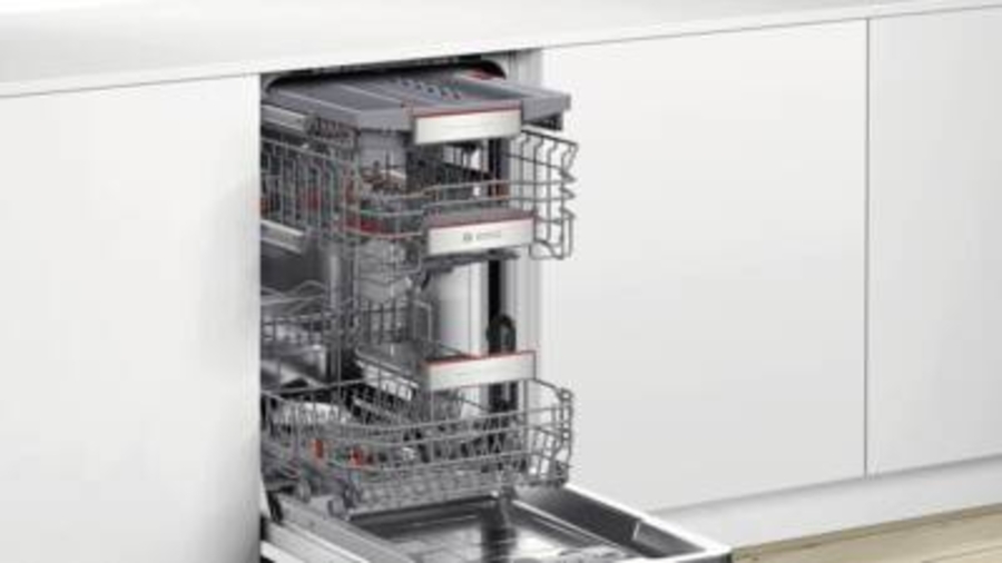 Bosch SPV6YMX08E Geschirrspüler Einbau vollintegriert mit  Besteckschublade 45 cm