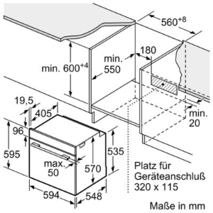 Bosch ACTH7K112 (HEA171BS2+NKN645GA2E) Herdset Einbau Pyrolyse  mit Elektrokochfeld