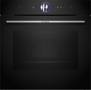 Bosch HRG7764B1 Einbau-Backofen mit Dampfunterstützung Schwarz 