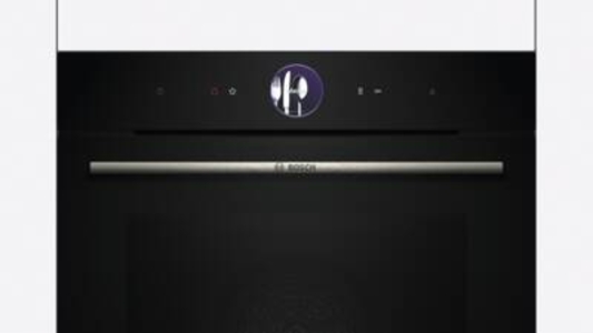 Bosch HRG7764B1 Einbau-Backofen mit Dampfunterstützung Schwarz 