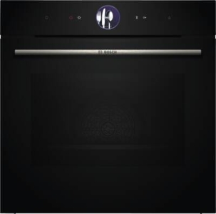 Bosch HRG7764B1 Einbau-Backofen mit Dampfunterstützung Schwarz 