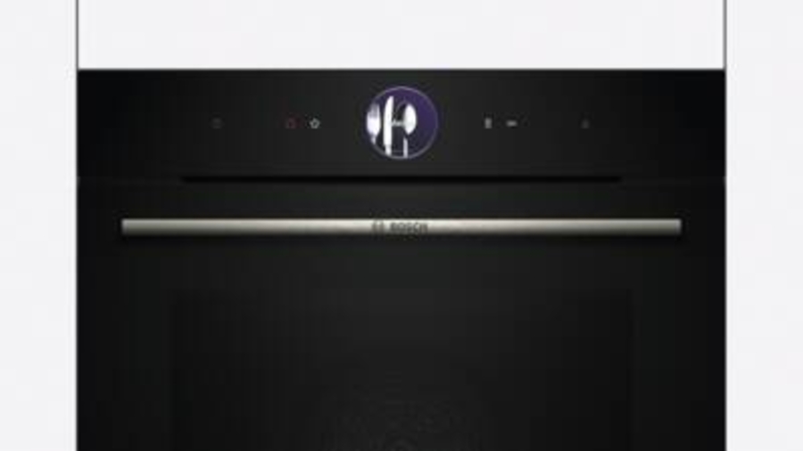 Bosch HRG7764B1 Einbau-Backofen mit Dampfunterstützung Schwarz 