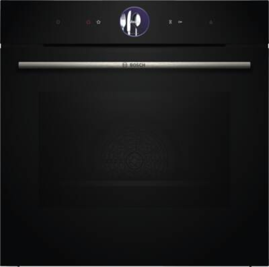 Bosch HRG7764B1 Einbau-Backofen mit Dampfunterstützung Schwarz 