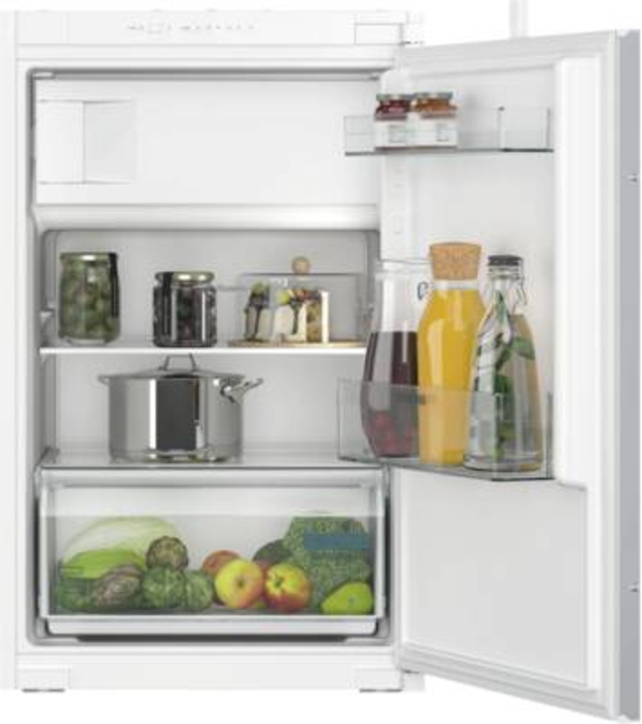 Siemens KI22LNSE0 Kühlschrank Einbau Weiß 88 cm Nische Schlepptür