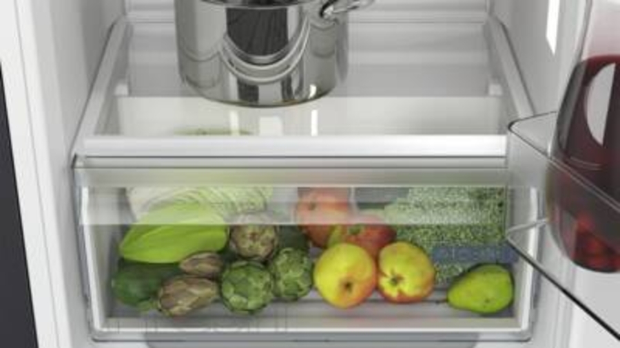 Siemens KI22LNSE0 Kühlschrank Einbau Weiß 88 cm Nische Schlepptür