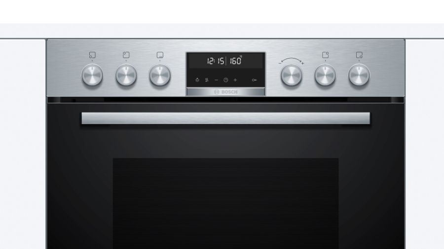 Bosch HND679LS66 Einbauherd-Set Induktion HEB578BS1 + NXX675CB5E mit Backwagen, Pyrolyse-Selbstreinigung