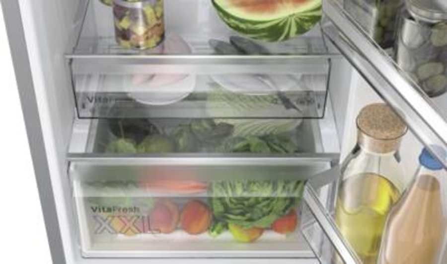 Bosch KGN392LBF Kühl-/Gefrierkombination Stand Inox-Look NoFrost,VitaFresh
