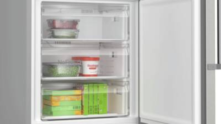 Bosch KGN49AIBT Kühl-/Gefrierkombination Stand Edelstahl-Grau,NoFrost,VitaFresh