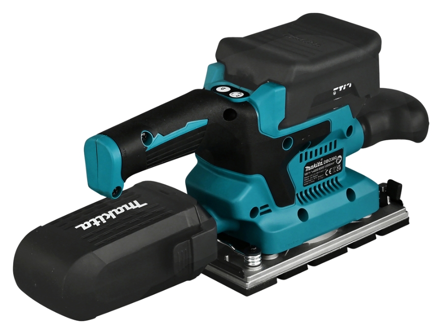 Makita DBO380Z - Akku-Schwingschleifer LXT - 200 W 18V • 93x185 mm • 0-12.000 min-1(ohne Akku)