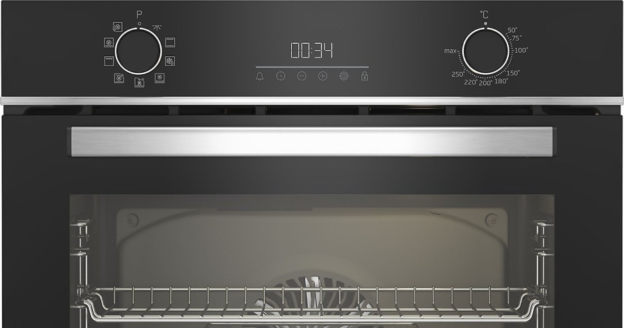 Beko BBIMA13300XS Backofen AirFry 60 cm Schwarz mit AirFry Blech 