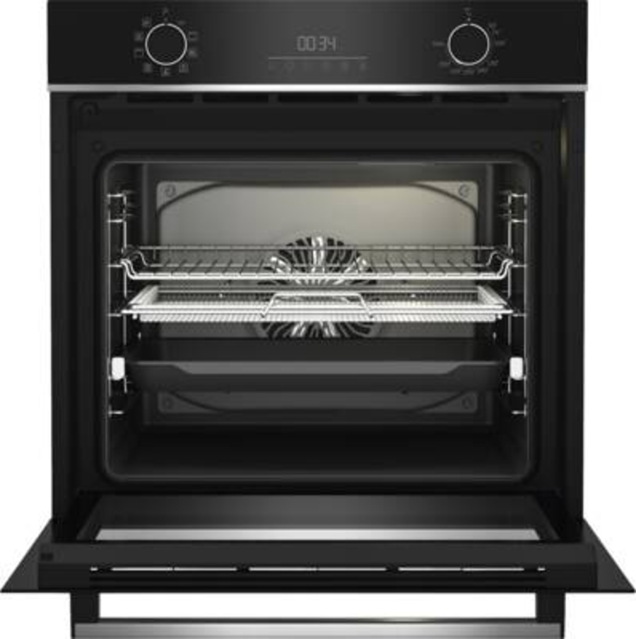 Beko BBIMA13300XS Backofen AirFry 60 cm Schwarz mit AirFry Blech 