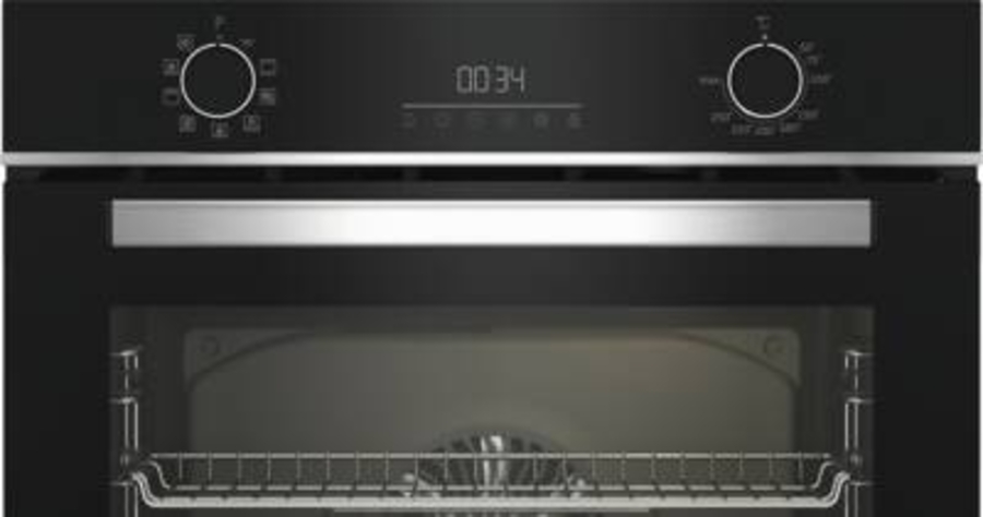 Beko BBIMA13300XS Backofen AirFry 60 cm Schwarz mit AirFry Blech 