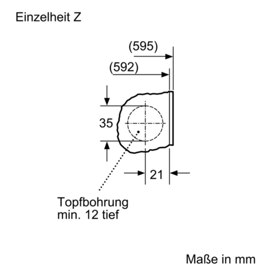 Bosch WIW28443 Waschmaschine Einbau 8kg, 1400U/min weiß