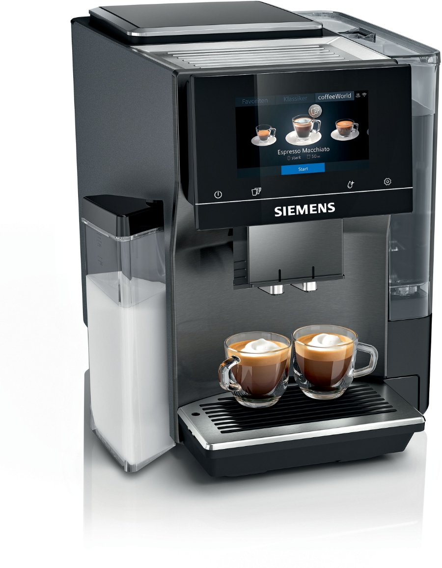 Siemens TQ707DF5 top Team Kaffee-Vollautomat Dark Inox 