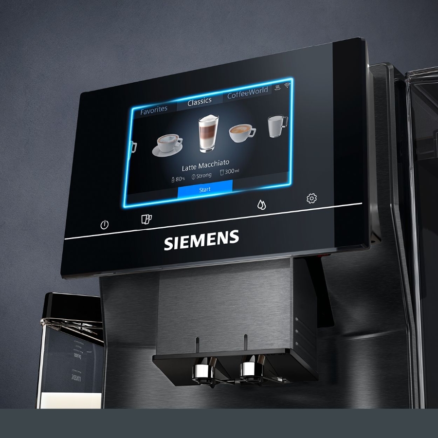 Siemens TQ707DF5 top Team Kaffee-Vollautomat Dark Inox 