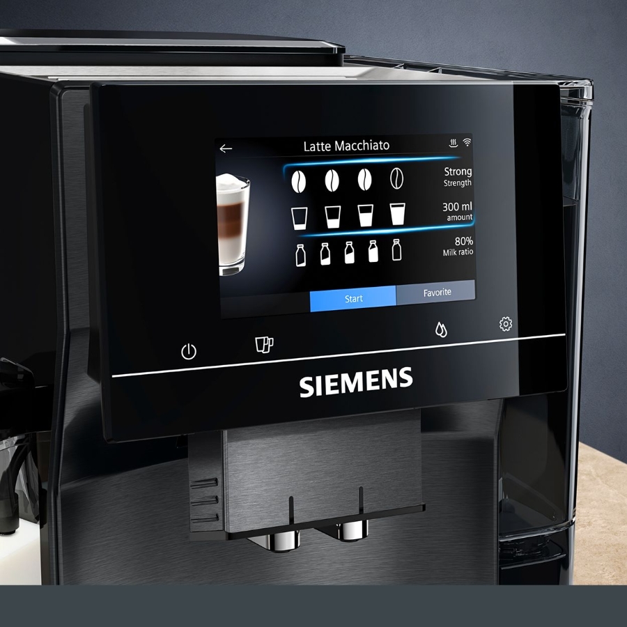 Siemens TQ707DF5 top Team Kaffee-Vollautomat Dark Inox 