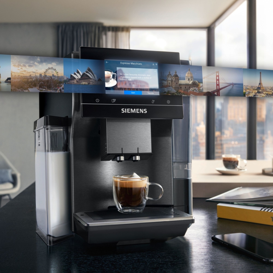 Siemens TQ707DF5 top Team Kaffee-Vollautomat Dark Inox 