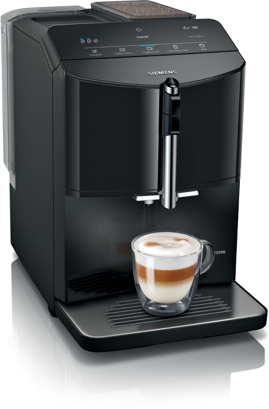 Siemens TF301E09 Kaffee-Vollautomat Pianoschwarz 15 bar 