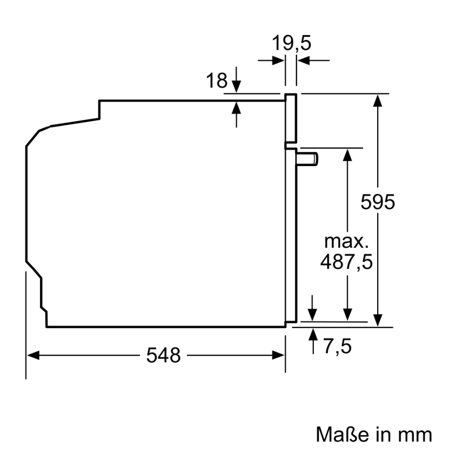 Siemens HB734G1B1 iQ700, Einbau-Backofen, 60 x 60 cm Schwarz