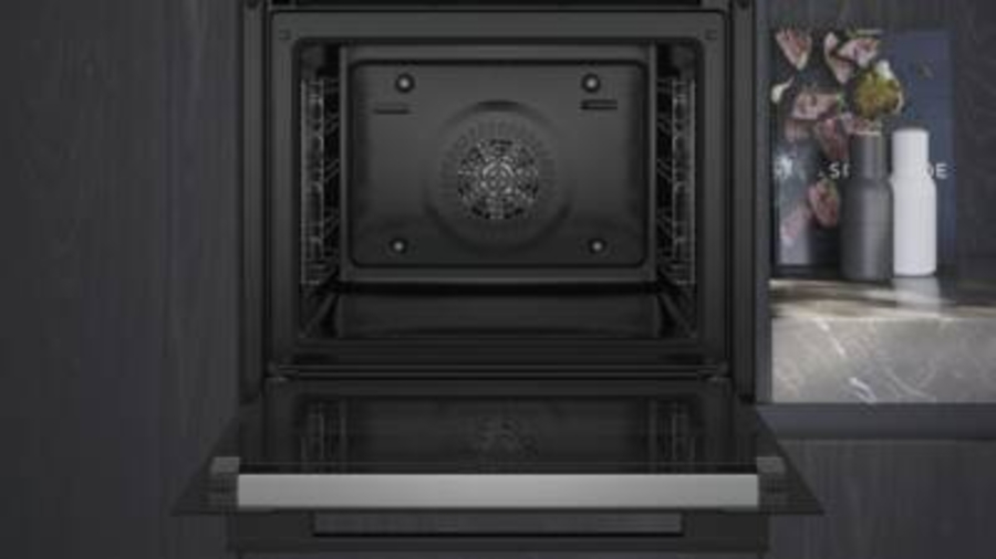 Siemens HB774G1B1 iQ700, Einbau-Backofen, 60 x 60 cm Pyrolyse Schwarz, Edelstahl