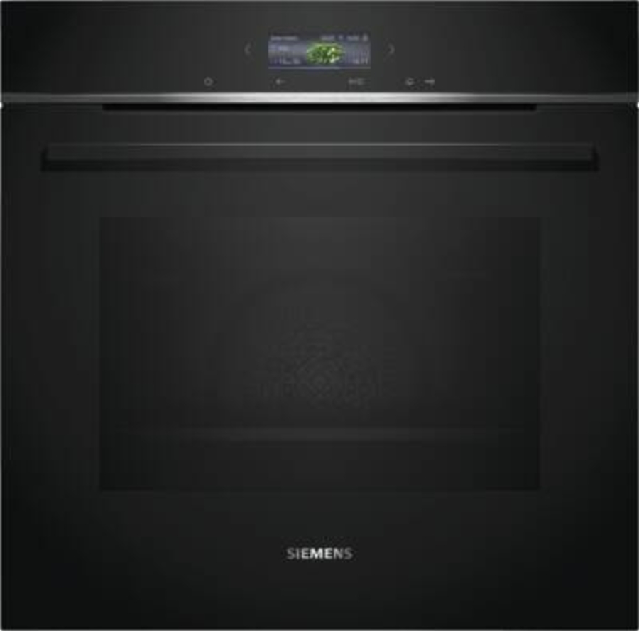 Siemens HB774G1B1 iQ700, Einbau-Backofen, 60 x 60 cm Pyrolyse Schwarz, Edelstahl