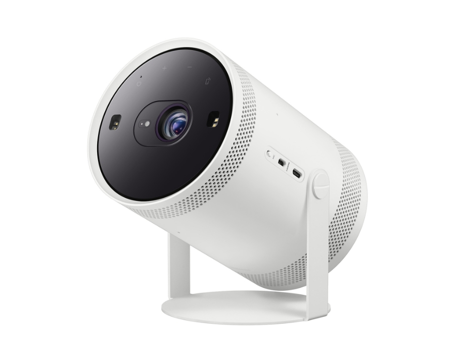 Samsung SP-LFF3CLAXXXE The Freestyle Mini-Beamer Smarter Lifestyle Projektor, DLP, 550 LED-Lumen weiß