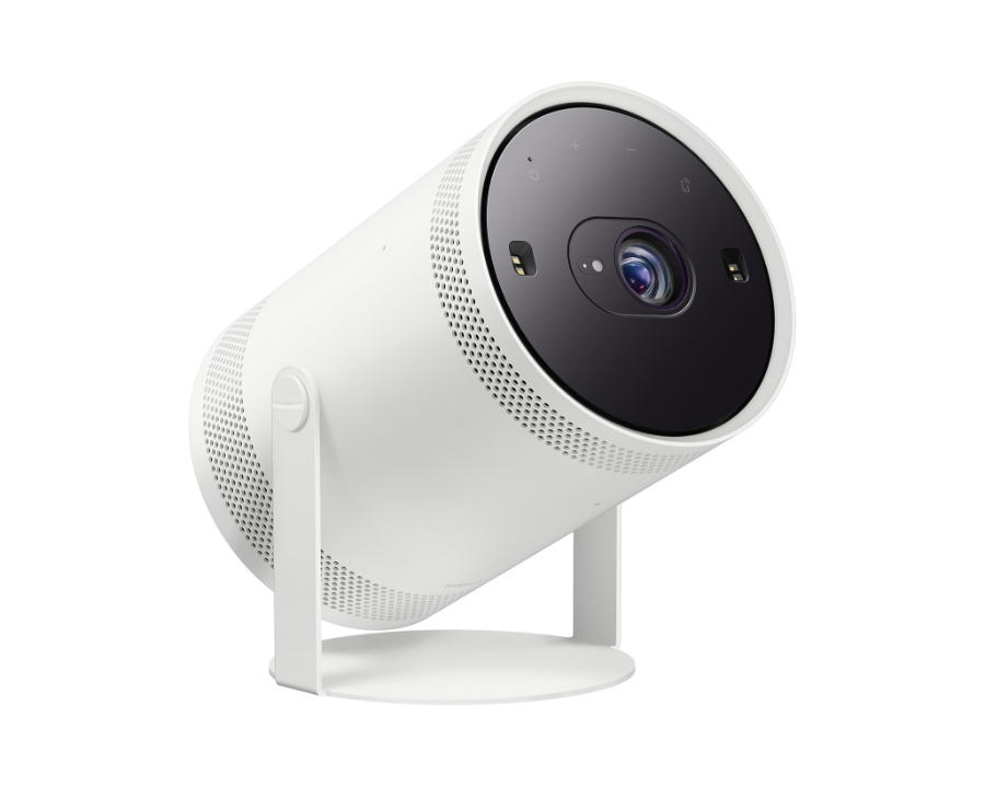 Samsung SP-LFF3CLAXXXE The Freestyle Mini-Beamer Smarter Lifestyle Projektor, DLP, 550 LED-Lumen weiß