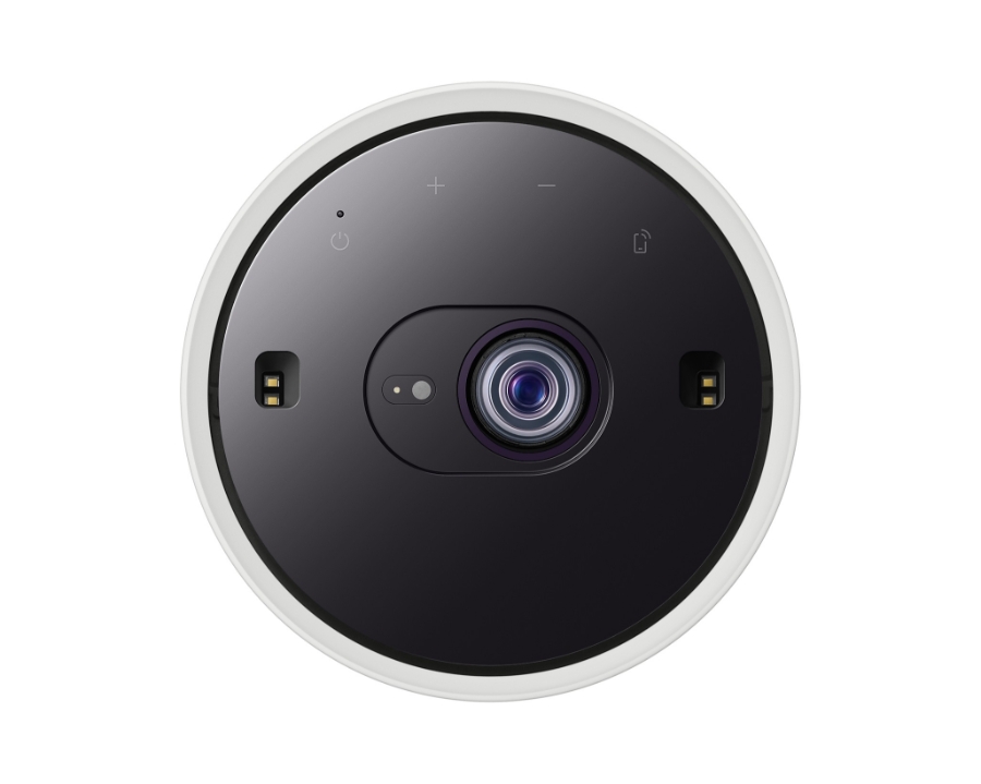 Samsung SP-LFF3CLAXXXE The Freestyle Mini-Beamer Smarter Lifestyle Projektor, DLP, 550 LED-Lumen weiß