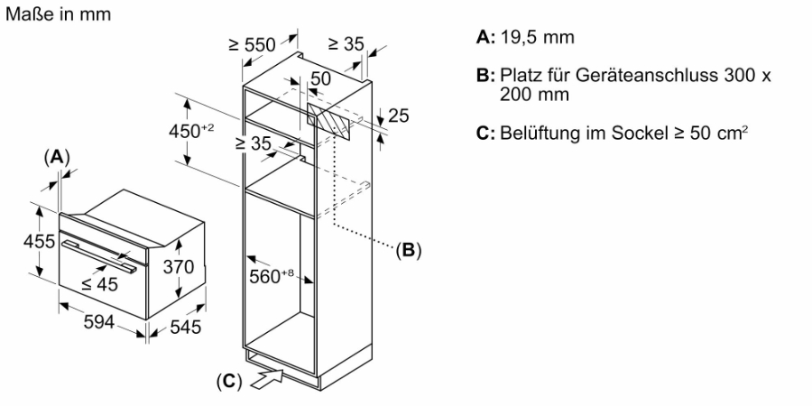 Siemens CE732GXB1 iQ700 Einbau-Mikrowelle  60 x 45 cm Schwarz  Edelstahl mit Grill