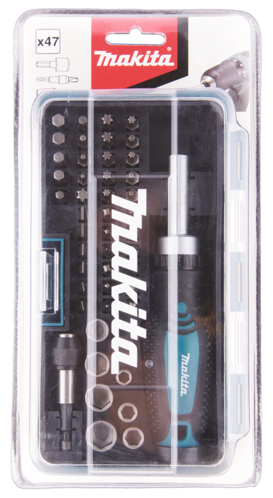 Makita B-36170 Ratschen-Bit-Set 47-teilig 