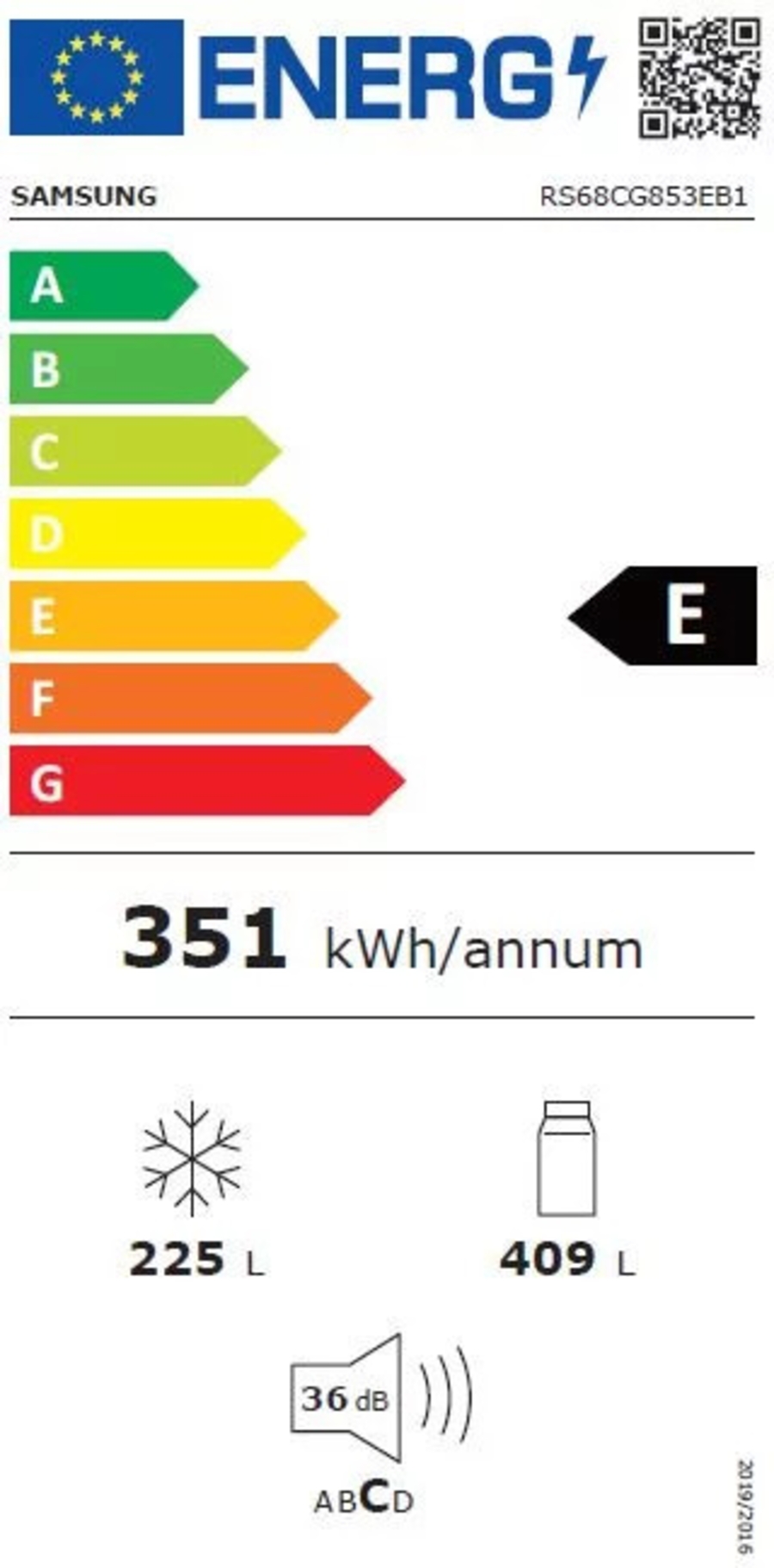 Samsung RS68CG853EB1EF Side-by-Side schwarz 634 Liter  Wassertank NoFrost ,Smart Conversion™