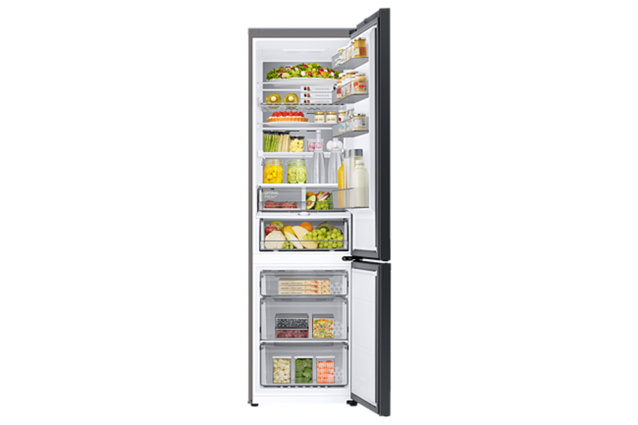 Samsung RB38C7B6AS9/EF Kühl-Gefrierkombination NoFrost 387 Liter Edelstahl