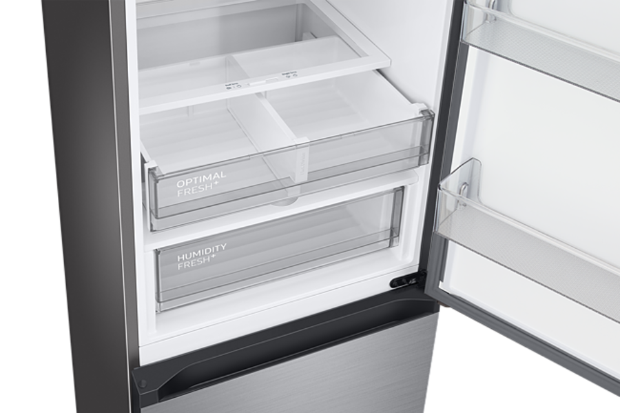 Samsung RB38C7B6AS9/EF Kühl-Gefrierkombination NoFrost 387 Liter Edelstahl