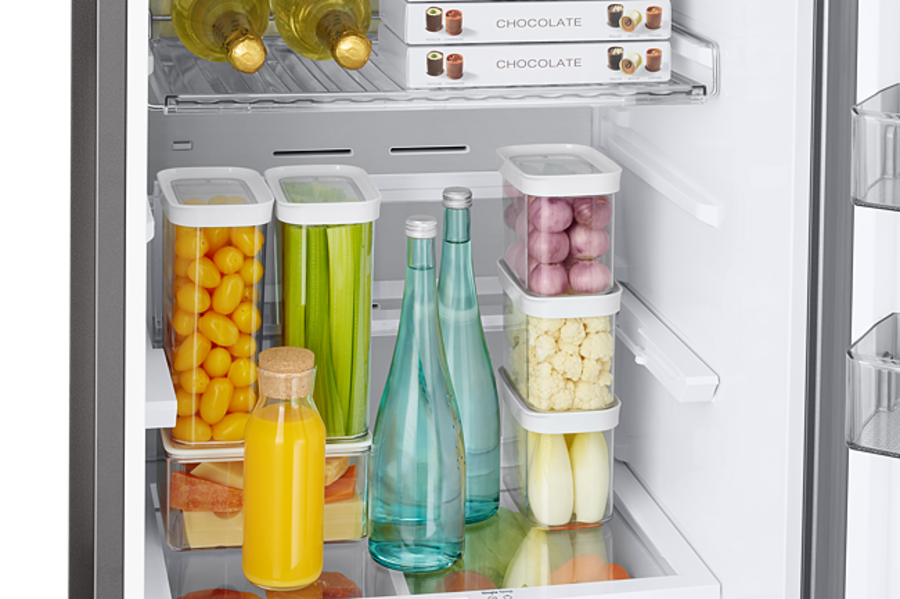 Samsung RB38C7B6AS9/EF Kühl-Gefrierkombination NoFrost 387 Liter Edelstahl