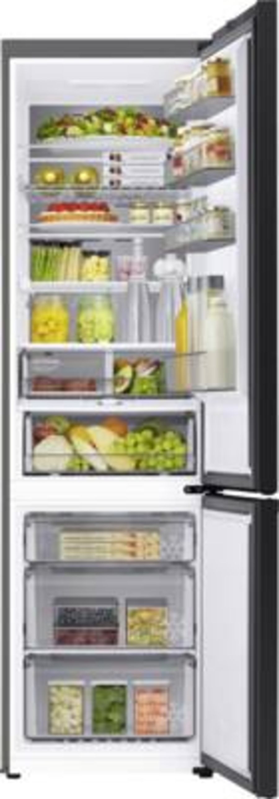 Samsung RB38C7B6AS9/EF Kühl-Gefrierkombination NoFrost 387 Liter Edelstahl