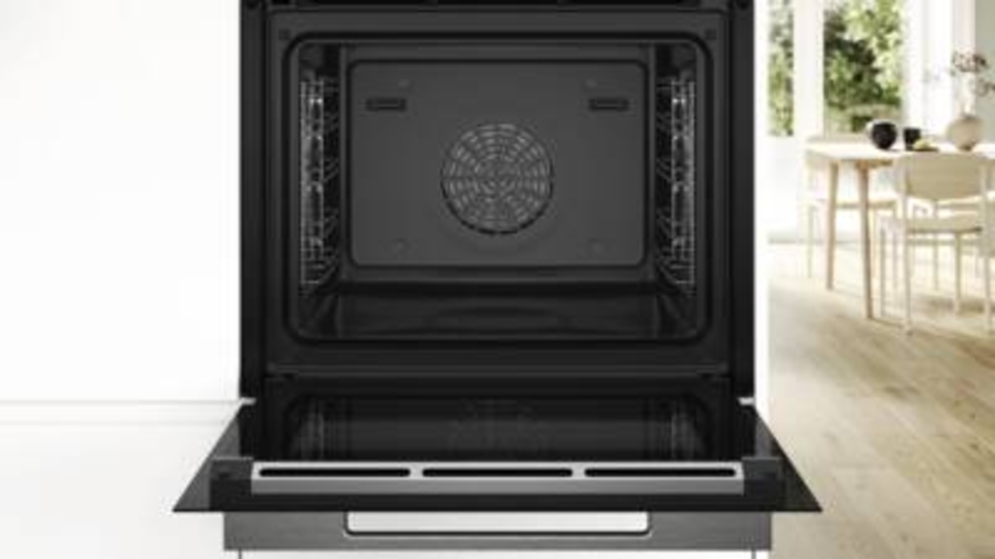 Bosch HSG7361B1 Serie 8 Einbau-Dampfbackofen 60 x 60 cm, Schwarz 