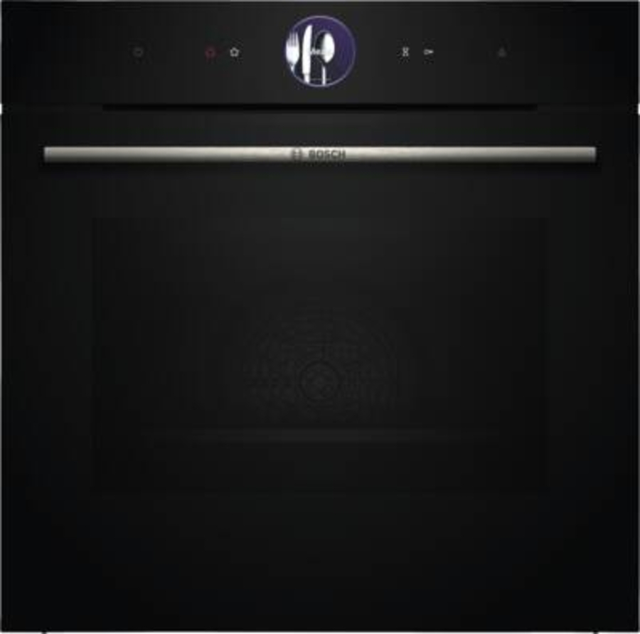 Bosch HSG7361B1 Serie 8 Einbau-Dampfbackofen 60 x 60 cm, Schwarz 