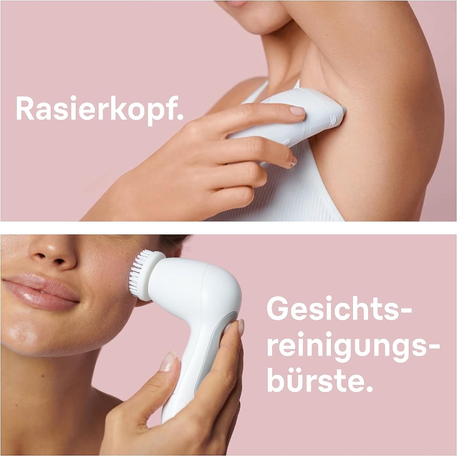Braun Personal Care Silk-épil 9-855 Epilierer Damen Haarentferner  langanhaltende Haarentfernung weiß/roségold