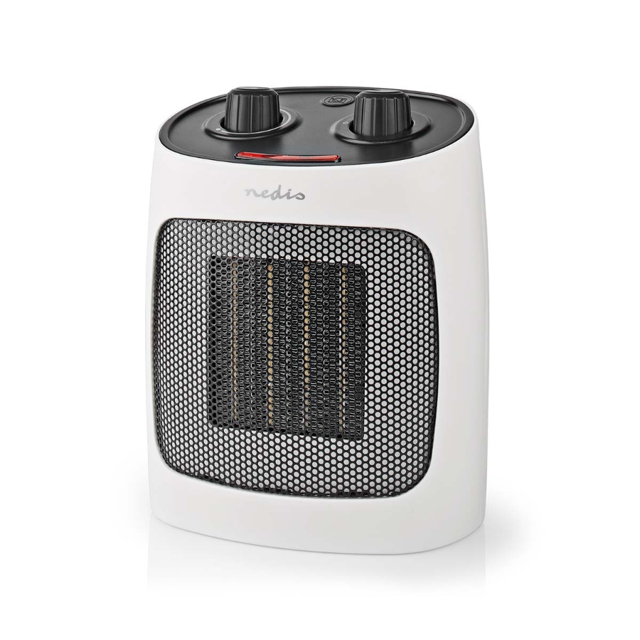 Nedis HTFA18WT Keramik-Heizlüfter 1000 / 2000 W | 2 Wärme Modes | Verstellbares Thermostat 