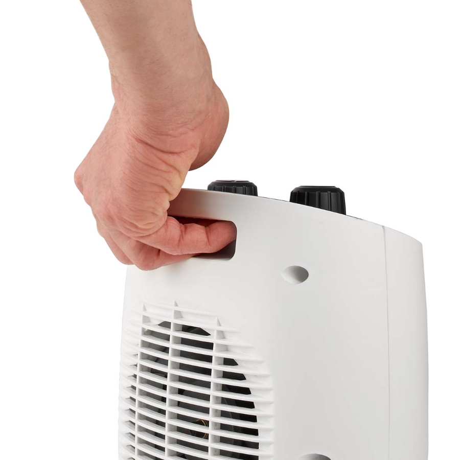 Nedis HTFA18WT Keramik-Heizlüfter 1000 / 2000 W | 2 Wärme Modes | Verstellbares Thermostat 