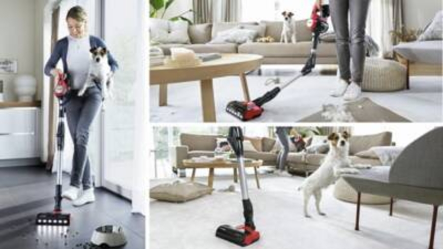 Bosch BBS711ANM Akku-Staubsauger, Unlimited 7 ProAnimal, Rot 