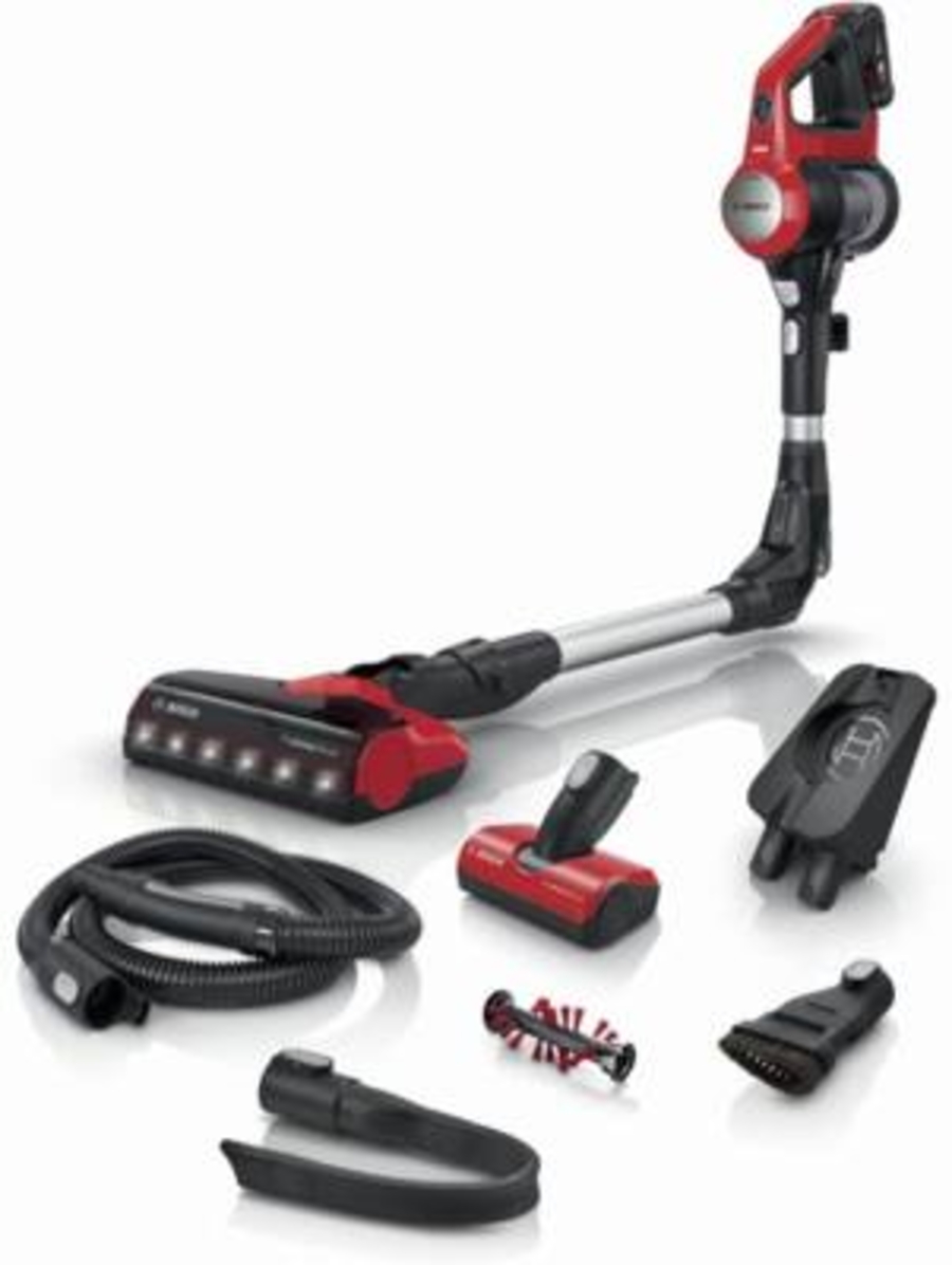 Bosch BBS711ANM Akku-Staubsauger, Unlimited 7 ProAnimal, Rot 