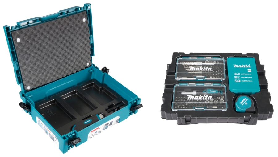 Makita B-49884 116-tlg. Bohrer- und Bitset im MAKPAC-Koffer Bit/Bohrer Set • 116 teilig • MAKPAC