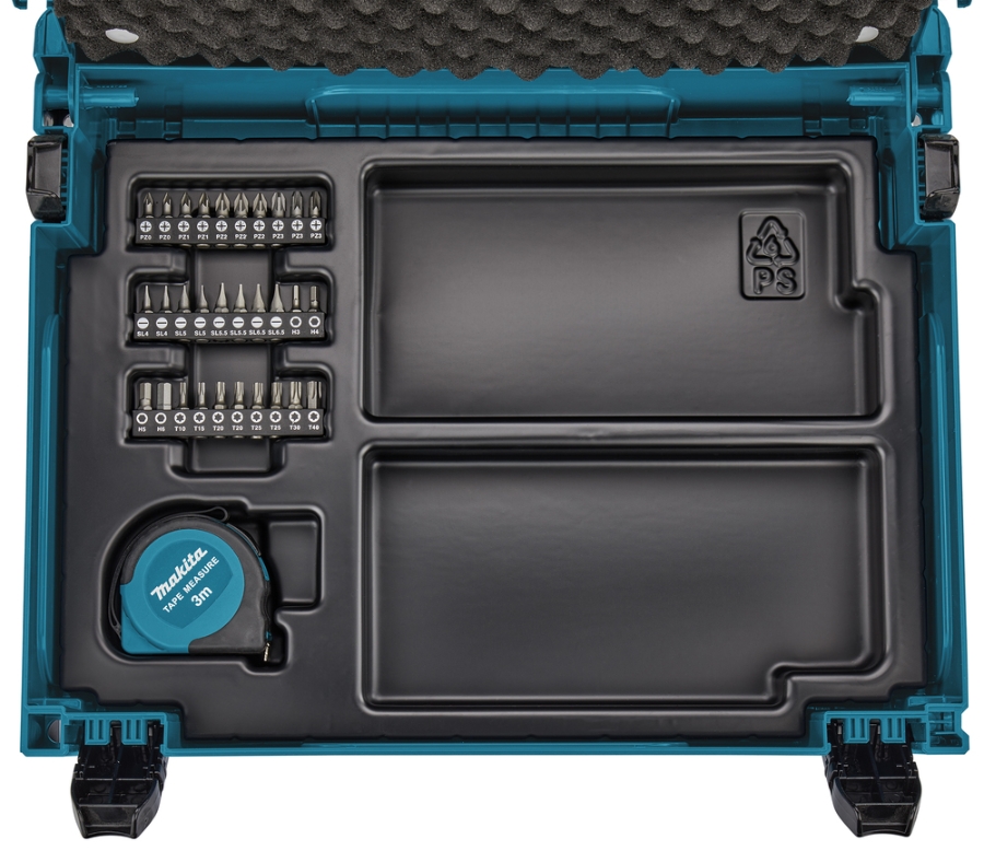 Makita B-69478 Bohrer-/ Bitset im MAKPAC, 65 tlg. Bohrer-/ Bitset • MAKPAC • 65 teilig • SDS-plus 