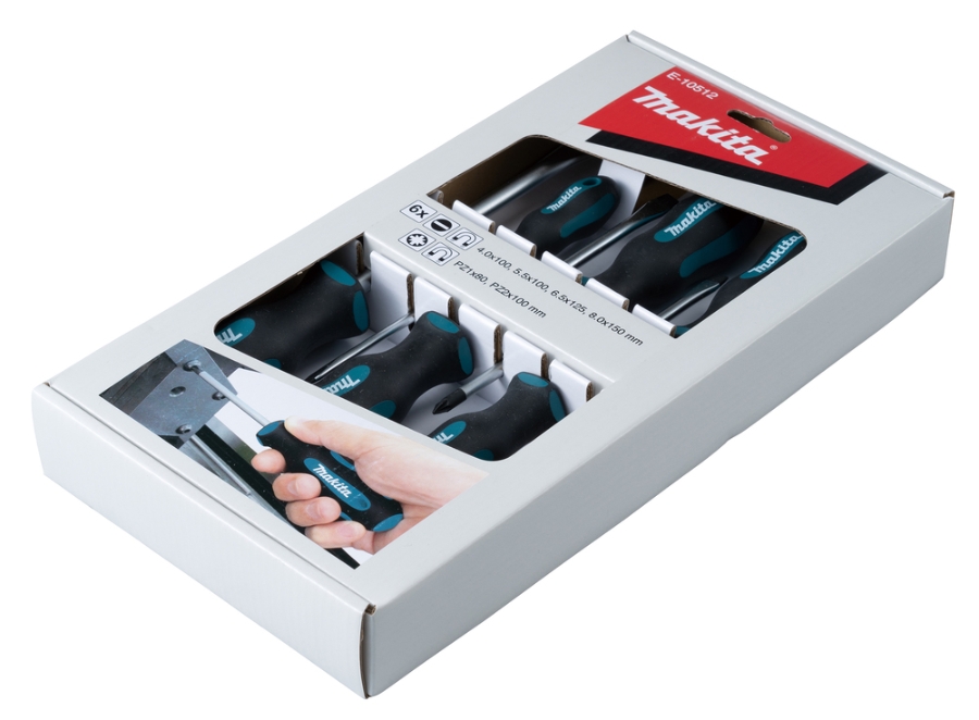 Makita E-10512 Schraubendreher Set 6 tlg. 