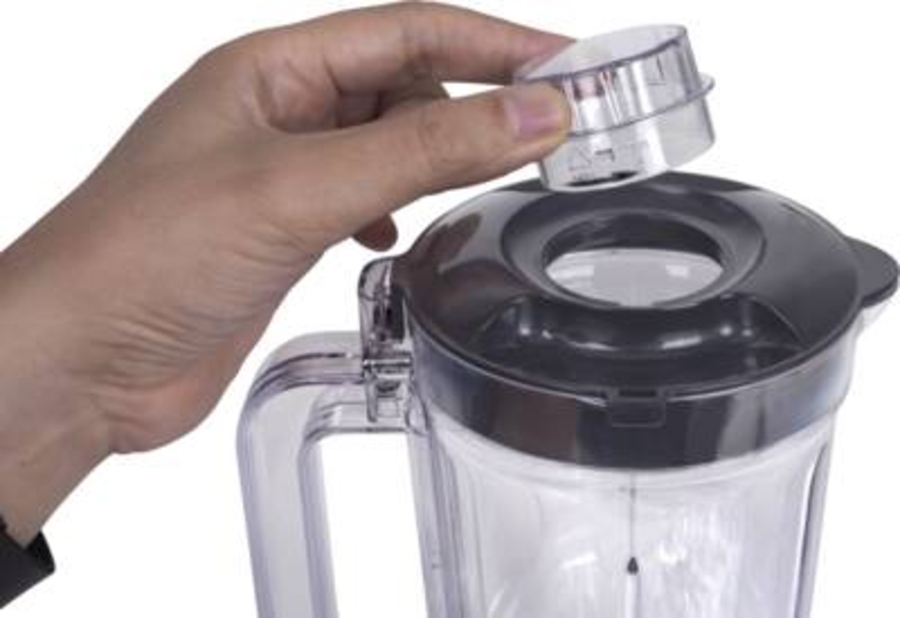 Silva Schneider SM 2500 Standmixer, 500 W, 1,2 L, 2 Smoothie-Becher, weiß-gr 